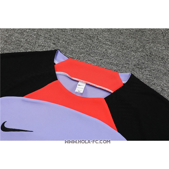 Chandal del Liverpool 2022-2023 Manga Corta Purpura - Pantalon Corto